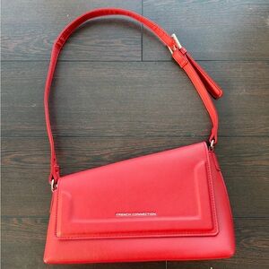French Connection Bold Red Shoulder Bag